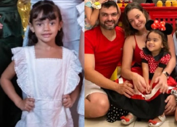 Filha de tabelião e empresária morre aos 7 anos em Teresina; família decide doar órgãos