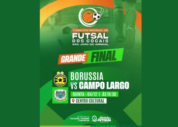 Borussia e Campo Largo decidem título do 1º Circuito Regional de Futsal dos Cocais