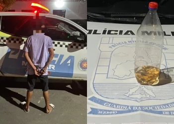 Filho é preso em flagrante após ameaçar mãe e planejar incendiar a casa dela em Pio IX