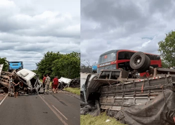 Acidente entre caminhões deixa um morto e quatro feridos na PI-140 no Piauí