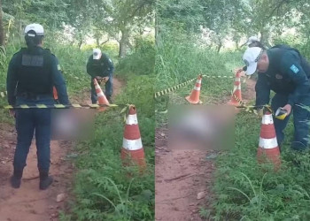 Corpo é encontrado na Estrada da Alegria com marcas de sangue na nuca
