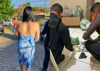 Esposa de líder de facção é presa por tráfico em operação no interior do Piauí