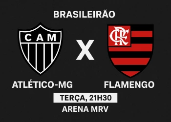 Atlético-MG x Flamengo: onde assistir e prováveis escalações do jogo pelo Brasileirão