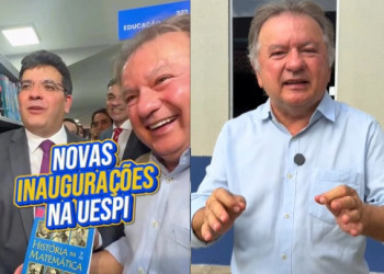 Merlong participa da inauguração do novo prédio da Faculdade Direito da UESPI