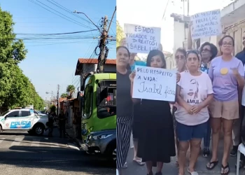 Polícia cerca casa e tenta despejar mãe de quatro filhos no bairro Dirceu