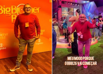 Professor Joel Divo leva carisma piauiense à casa do Big Brother Brasil 26