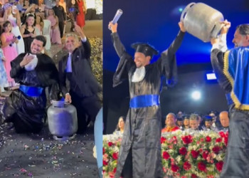 Piauiense que pagou faculdade vendendo gás se forma em Engenharia Civil e emociona público