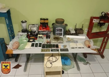 Operação integrada desmonta laboratório de drogas e prende suspeito no Sul do Piauí