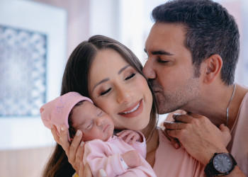 Nasce Marthina, filha da cantora e apresentadora Luana Monalisa e do médico João Almeida