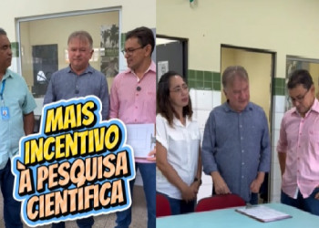 Merlong Solano visita Colégio Técnico da UFPI e reforça apoio à pesquisa