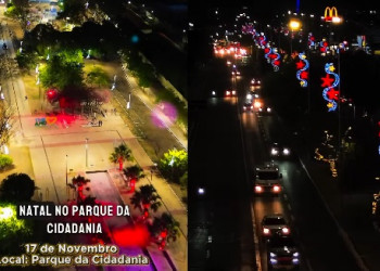 Teresina inaugura decoração de Natal nesta segunda-feira (17)