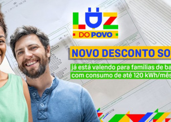Novo desconto na conta de luz vai beneficiar 584 mil famílias no Piauí