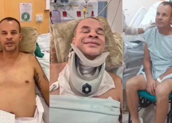 PM baleado no pescoço volta a ter movimentos após tratamento com polilaminina