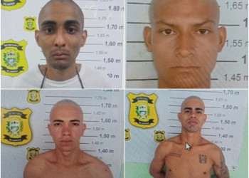 Fuga em massa no litoral do PI: quatro detentos escapam de penitenciária durante chuva