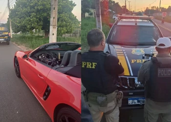 Motorista de Porsche é detido após racha na BR-343, em Floriano