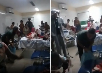 Vídeo: rato é flagrado em meio a pacientes em enfermaria do HUT