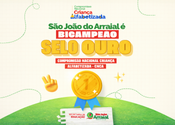 São João do Arraial conquista bicampeonato do Selo Ouro na Educação