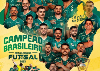 Atlético-PI vence o Traipu fora de casa e conquista título inédito do Brasileiro de futsal