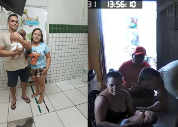 Vídeo: Policial salva bebê engasgada com leite materno em Timon