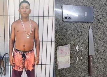 Suspeito de tráfico de drogas avança para policiais com faca e acaba baleado em Parnaíba