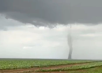 Tornado raro é registrado no Sul do Piauí; assista ao vídeo