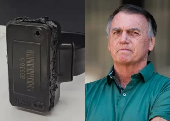 Perícia confirma tentativa de rompimento na tornozeleira eletrônica de Bolsonaro