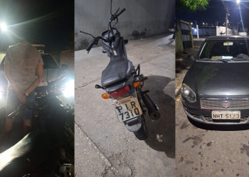 Trio é preso em flagrante durante assalto à loja na zona Norte de Teresina
