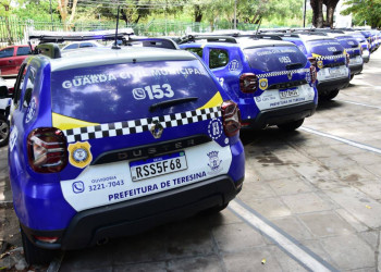 Guarda Municipal de Teresina recebe reforço de 21 novas viaturas