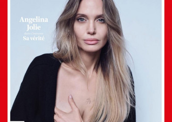 Angelina Jolie mostra cicatrizes de dupla mastectomia para alertar mulheres sobre câncêr