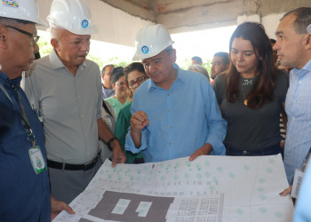 Ministro Wellington Dias visita técnica em obras do IFPI em Altos