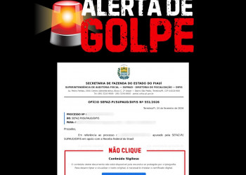 Golpe: Sefaz-PI alerta para falsos e-mails de auditoria e cobrança