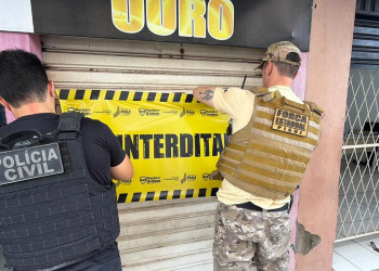 Estabelecimento investigado por ouro ilegal é interditado pela segunda vez em Teresina