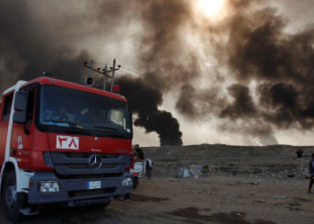 Mil pessoas são internadas por incêndio em Mossul