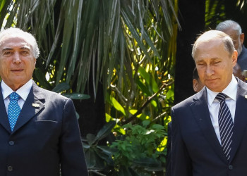 Temer mentiu sobre encontro bilateral com Putin