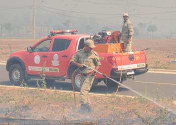 Defesa Civil e outros órgãos se unem no combate aos incêndios