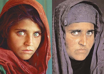 Garota afegã imortalizada por revista é presa no Paquistão