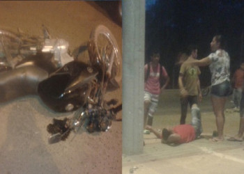 Colisão entre motos deixa um morto e outro ferido na avenida Poty Velho