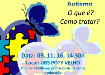 UBS desenvolve projeto para familiares de pessoas com Autismo