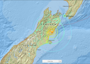 Tsunami atinge nordeste de ilha da Nova Zelândia, diz defesa civil