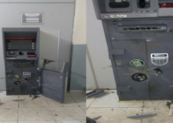 Trio explode agência bancária em Dom Expedito Lopes
