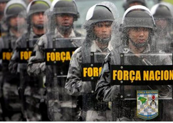 Força Nacional começa a chegar no Amazonas e em Roraima