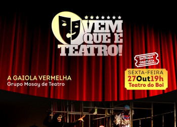 Teatro do Boi recebe espetáculo infanto-juvenil nesta sexta-feira (27)