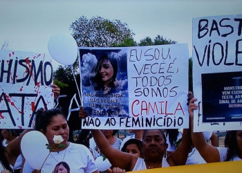 Famílias de Iarla e Camila se únem na dor contra feminicídio