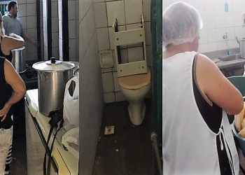 Secretaria de Educação nega que merenda escolar é preparada dentro de banheiro em Picos