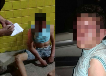 Menor é espancado por passageiros após assaltar ônibus da empresa São Joaquim