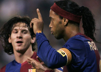 Ronaldinho elogia Neymar e revela: 'Messi pegou muito café pra mim'