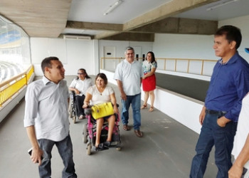 Estádio Albertão terá plataforma elevatória para pessoas com deficiência