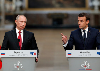 Macron diz que França retaliará Síria em caso de ataque químico