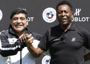 CBF convida Maradona para comentar clássico com Pelé e ouve 'não'