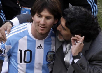 Messi ignora Maradona e não o convida para casamento